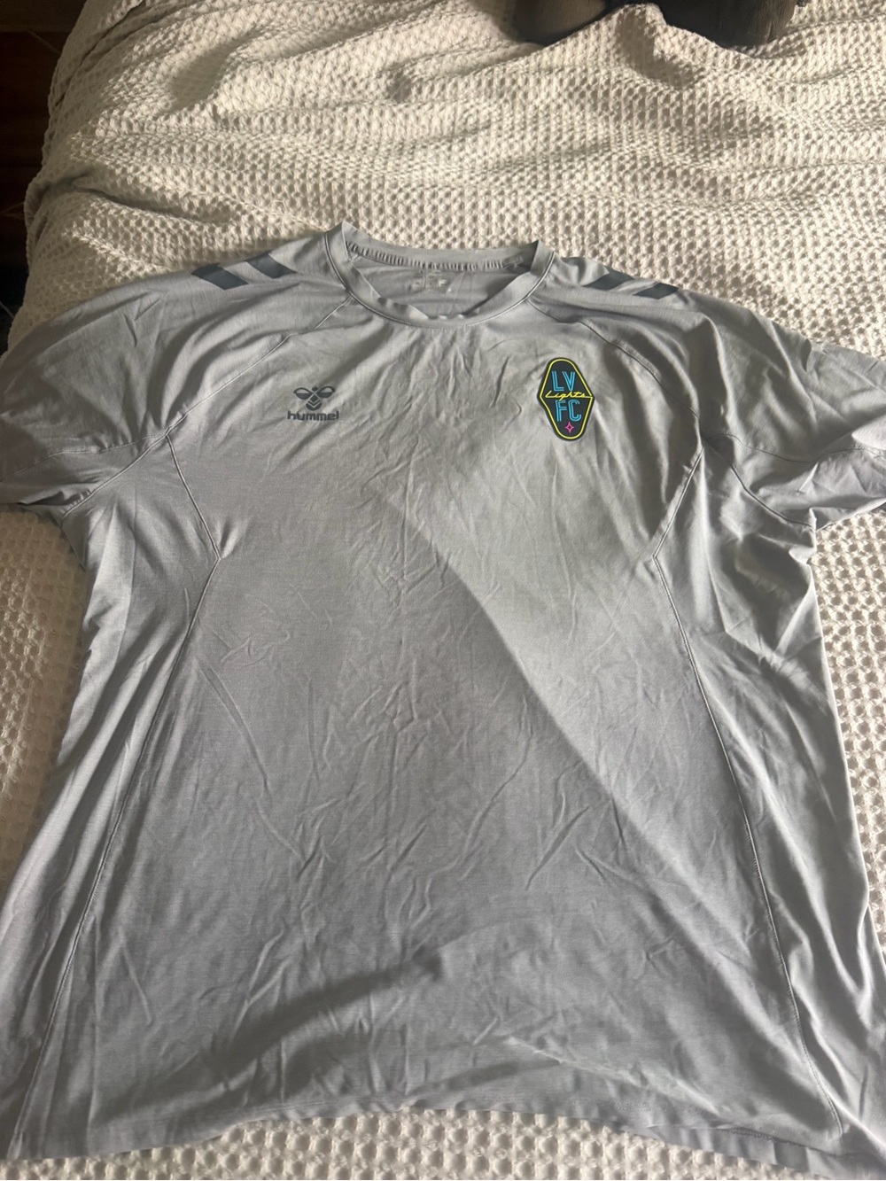 Las Vegas Lights FC Hummel LVLFC Men's Light Gray Performance Shirt